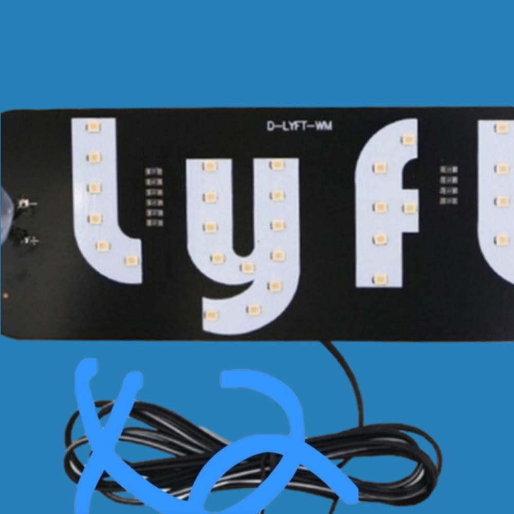 COPY -Lyft driver signs